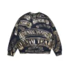 ADG Banner Print Crewneck Navy