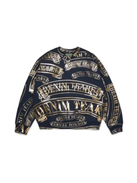 ADG Banner Print Crewneck Navy