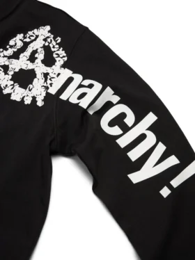 Anarchy Wreath Long Sleeve Tee Black