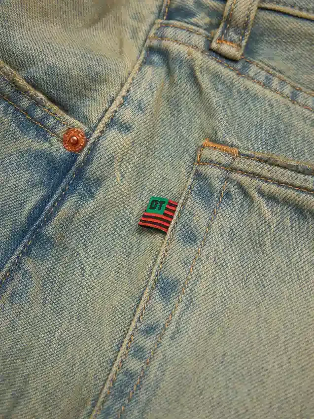 Baggy Denim Pant Dirty Wash