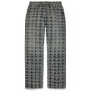 Baggy Jacquard Wreath Denim Pant
