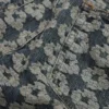 Baggy Jacquard Wreath Denim Pant