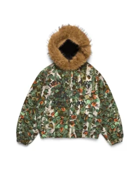 Birch Camo Hooded Work Jacket Green Camo