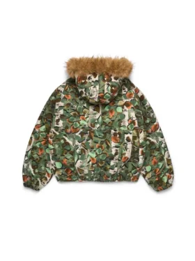 Birch Camo Hooded Work Jacket Green Camo