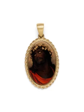 Black Jesus Pendant