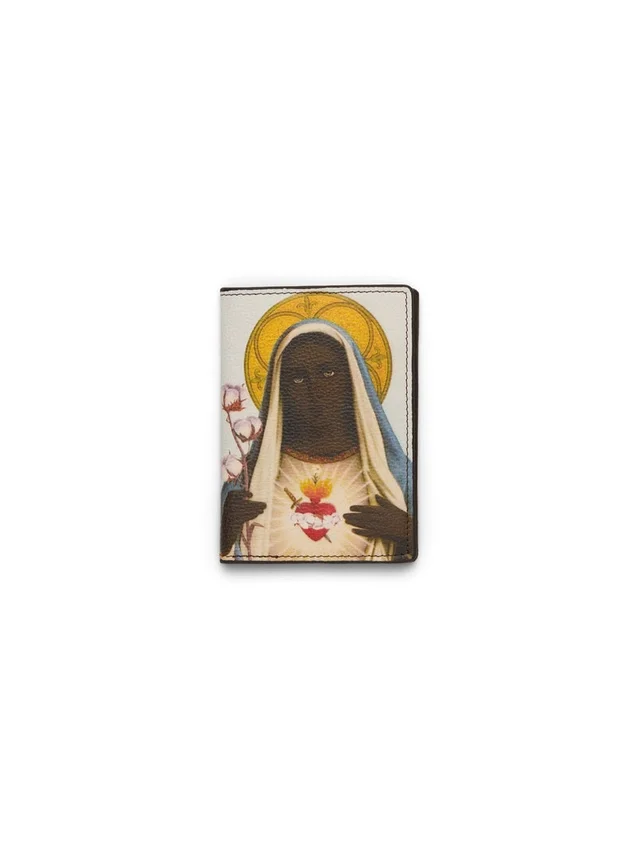 Black Mary Passport Holder