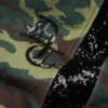 Camo Sequins Open Hem Sweatpant