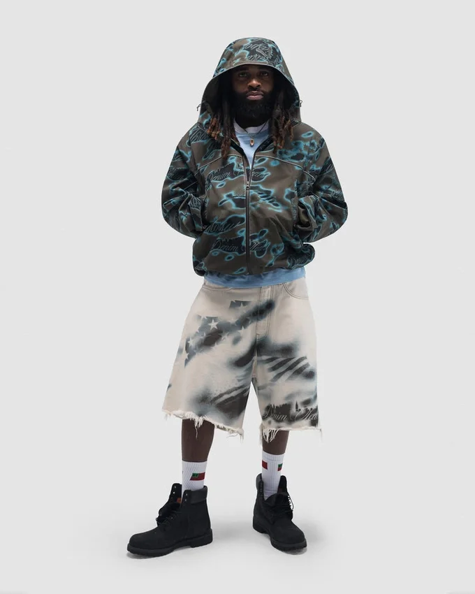 Cloud Camo Taped Seam Shell Jacket