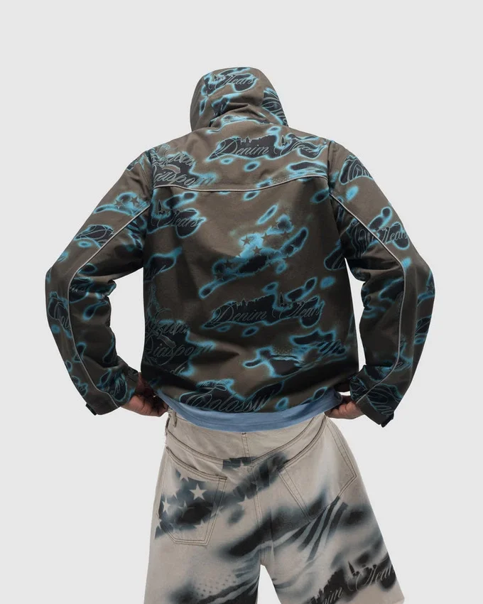 Cloud Camo Taped Seam Shell Jacket