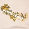 Cotton Floral Logo Tan