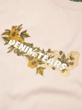 Cotton Floral Logo Tan