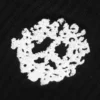 Cotton Peace Wreath 3-Pack Socks Black