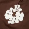 Cotton Wreath Baggy Sweatpants Dark Brown