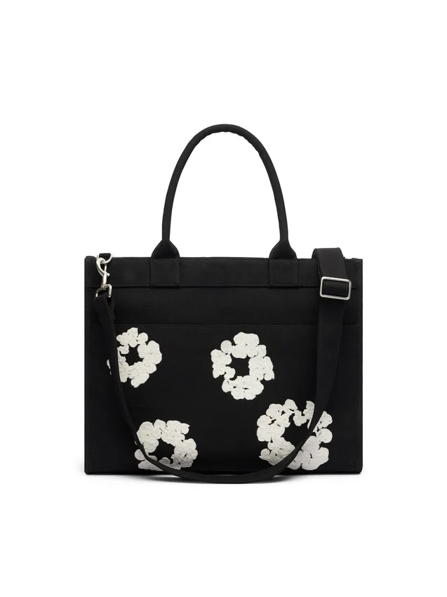 Cotton Wreath Canvas Bag Large