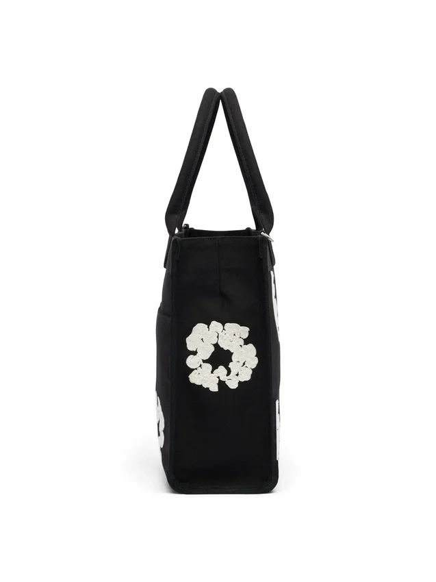 Cotton Wreath Canvas Bag Large