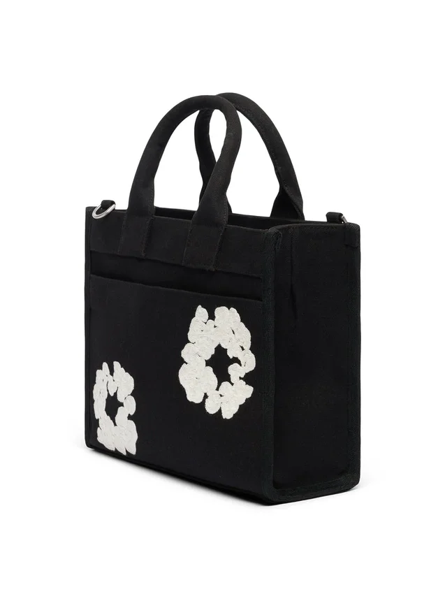 Cotton Wreath Canvas Bag Small
