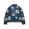 Cotton Wreath Denim Jacket Dark Wash