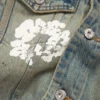 Cotton Wreath Denim Jacket Dirty Wash