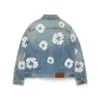 Cotton Wreath Denim Jacket Light Wash