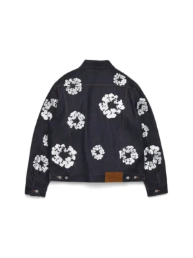 Cotton Wreath Denim Jacket Selvedge