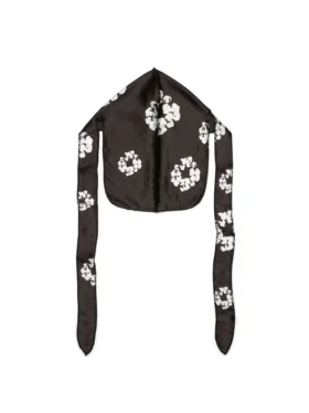 Cotton Wreath Durag Black