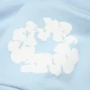 Cotton Wreath Hoodie Powder Blue