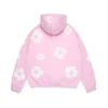 Cotton Wreath Hoodie Powder Pink