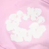 Cotton Wreath Hoodie Powder Pink