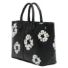 Cotton Wreath Leather Bag Large