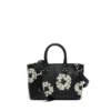 Cotton Wreath Leather Bag Small