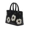 Cotton Wreath Leather Bag Small