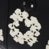 Cotton Wreath Leather Bag Small