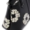 Cotton Wreath Leather Bag Small