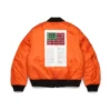 Cotton Wreath MA-1 Bomber Jacket Black