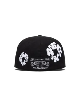 Cotton Wreath New Era 59FIFTY Canvas Fitted Cap Black