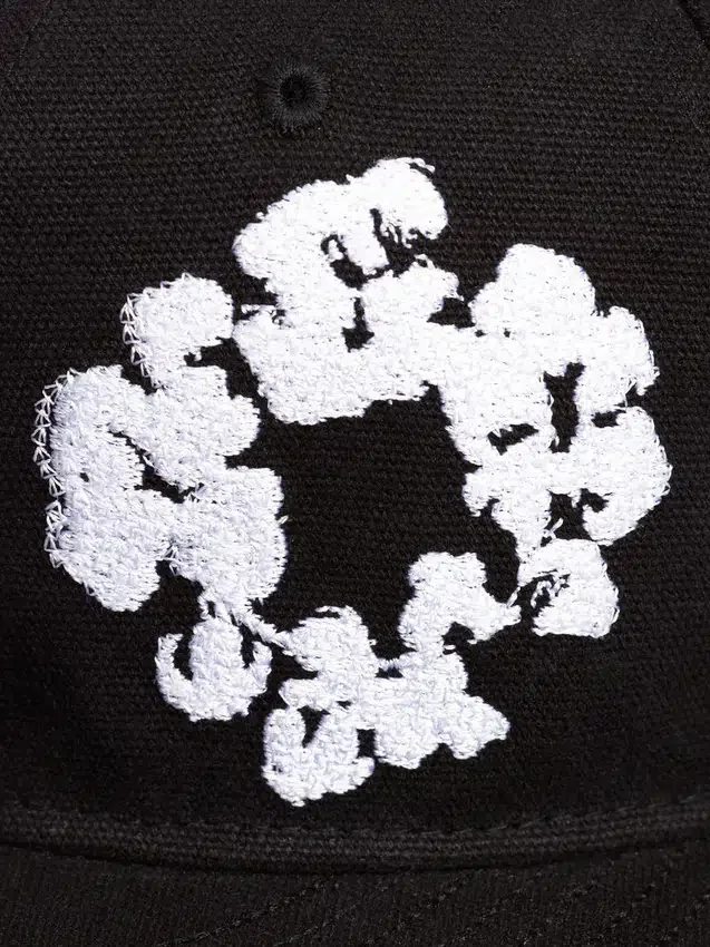 Cotton Wreath New Era 59FIFTY Canvas Fitted Cap Black