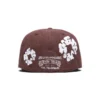 Cotton Wreath New Era 59FIFTY Canvas Fitted Cap Brown