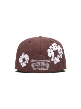 Cotton Wreath New Era 59FIFTY Canvas Fitted Cap Brown