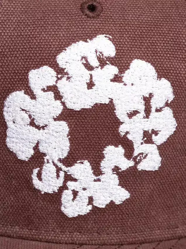 Cotton Wreath New Era 59FIFTY Canvas Fitted Cap Brown