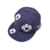 Cotton Wreath New Era 59FIFTY Canvas Fitted Cap Indigo