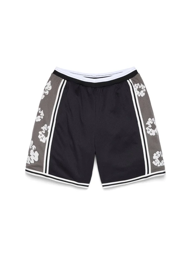Cotton Wreath Olaf Shorts Black