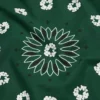 Cotton Wreath Paisley Bandana Green