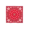 Cotton Wreath Paisley Bandana Red