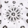 Cotton Wreath Paisley Bandana White