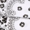 Cotton Wreath Paisley Bandana White