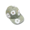 Cotton Wreath Raw Denim Cap Dirty Wash