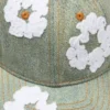 Cotton Wreath Raw Denim Cap Dirty Wash