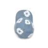 Cotton Wreath Raw Denim Cap Light Wash