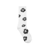 Cotton Wreath Socks White