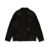 Cotton Wreath Suede Welding Jacket Black